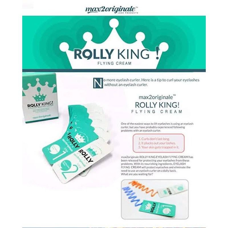 ROLLY KING REFILL FOR LASH LIFT ISI 10 SET ORIGINAL KOREA TAHAN LAMA