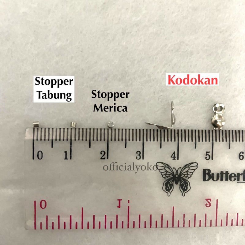 Stopper Kokot Capit Kodokan A Kodokan Penjepit Gelang Kalung Nikel #3