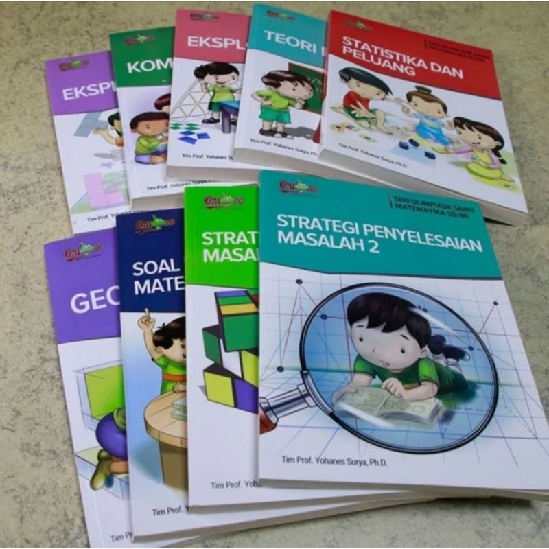 17 Buku Seri Olimpiade Matematika IPA SD by Prof Yohanes Surya