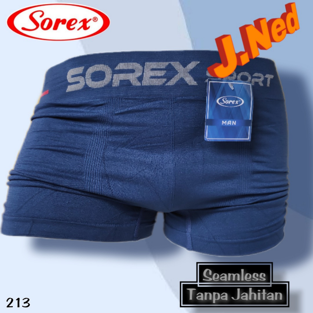 J213 (hrg per biji) CD BOXER PRIA SOREX CELANA DALAM PRIA BOXER PRIA IMPORT