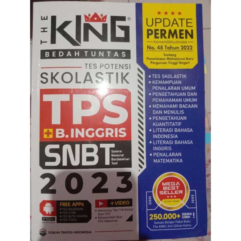 Preloved Buku The King TPS SNBT 2023
