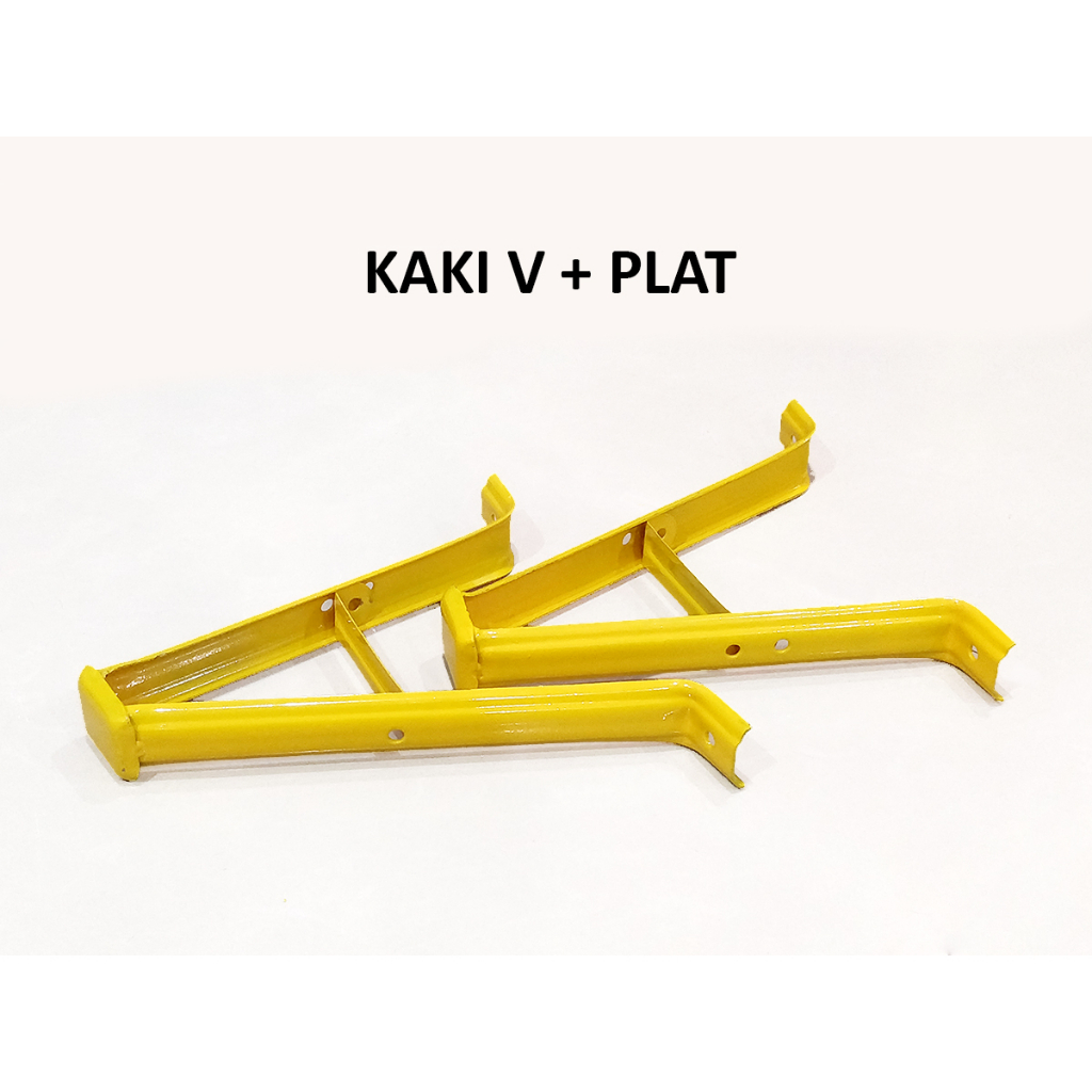 Kaki V + plat angkong SORONG