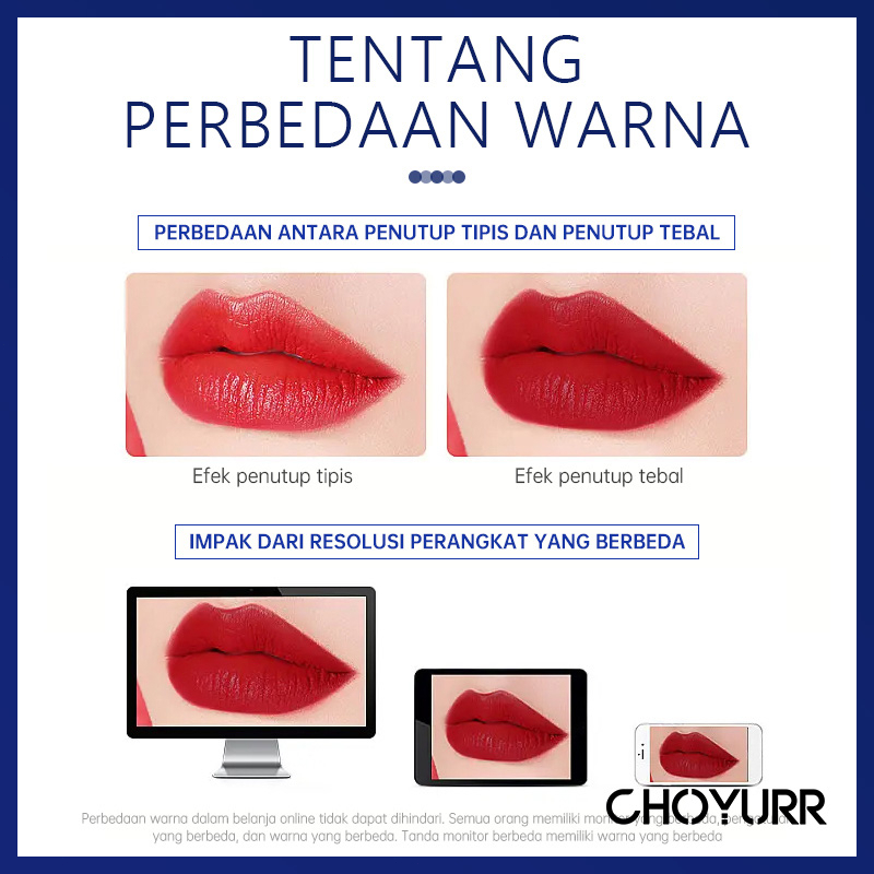 【COD】Lip Balm Gold Pelembab Bibir / Perona Bibir Menutrisi Secara Alami Lipstik Berubah Warna Original Rose Oil Waterproof Ready Stock-CH