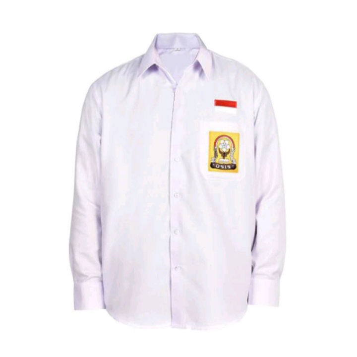 BAJU PANJANG SERAGAM SEKOLAH PUTIH ANAK SEKOLAH SMP KLS  1-3