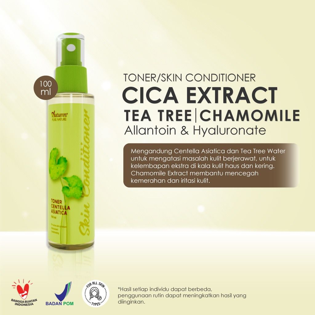 Autumn Toner Skin Conditioner with Centella Asiatica Extract (CICA) 100ML PROMO SEN