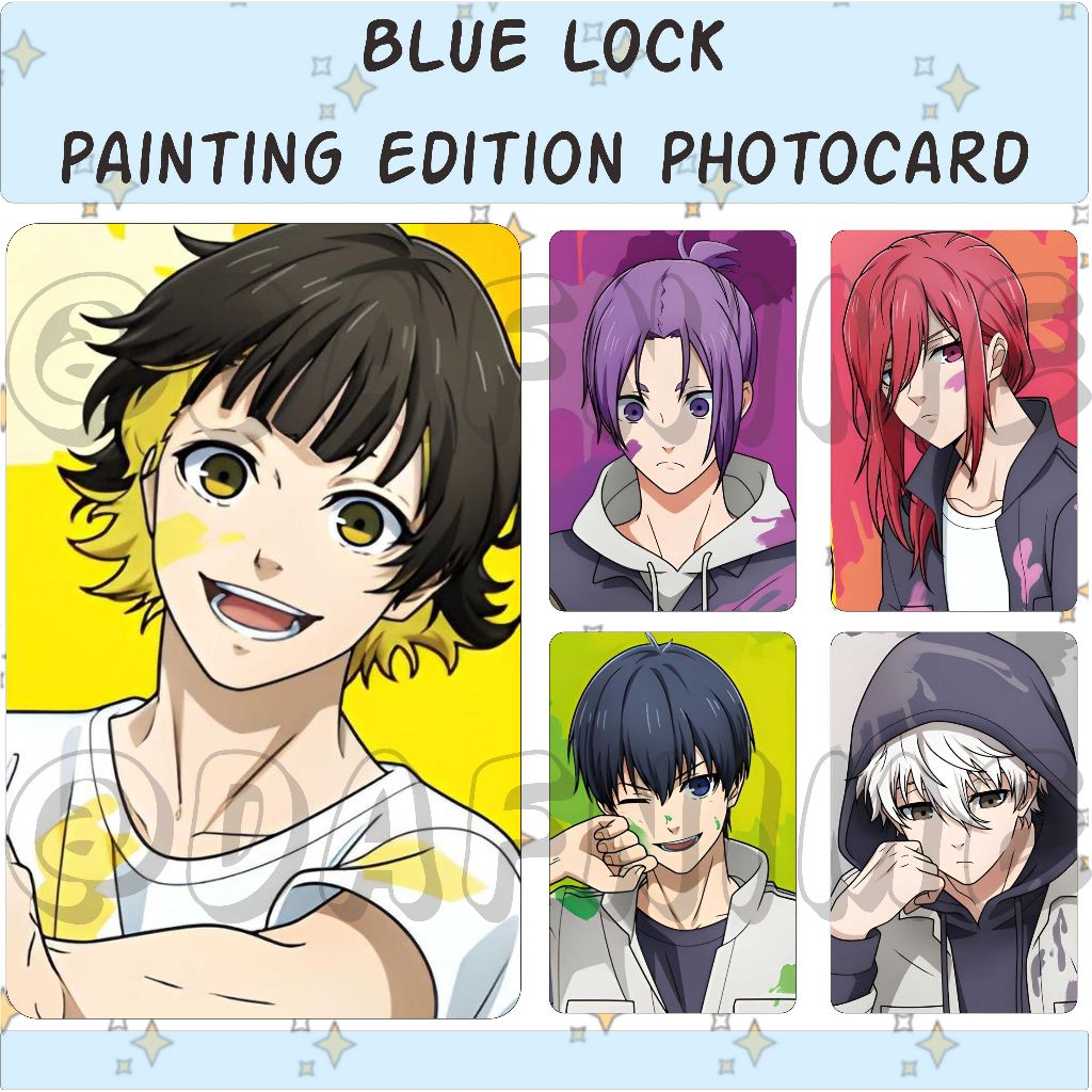 BLUE LOCK PAINTING EDITION PHOTOCARD ANIME