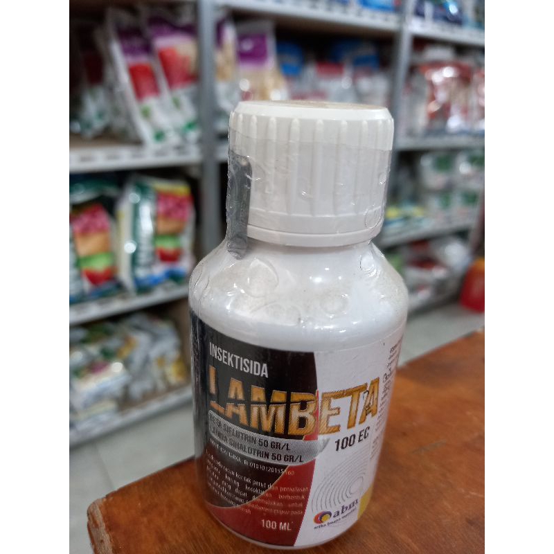 LAMBETA 100MILI INSEKTISIDA DOUBLE BAHAN AKTIF 100EC UNTUK BASMI ULAT