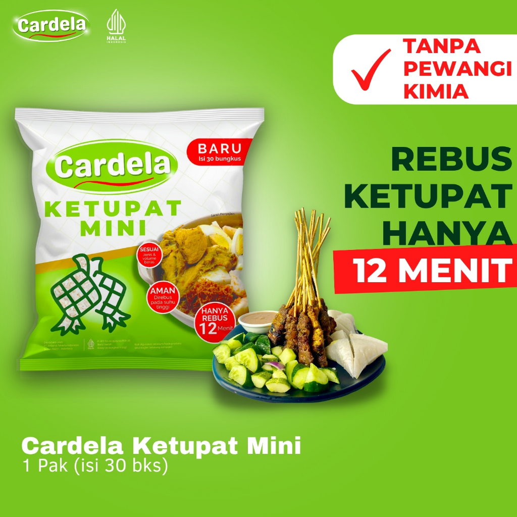 Ketupat Mini Cardela - 600gr (30 pcs x 20gr)