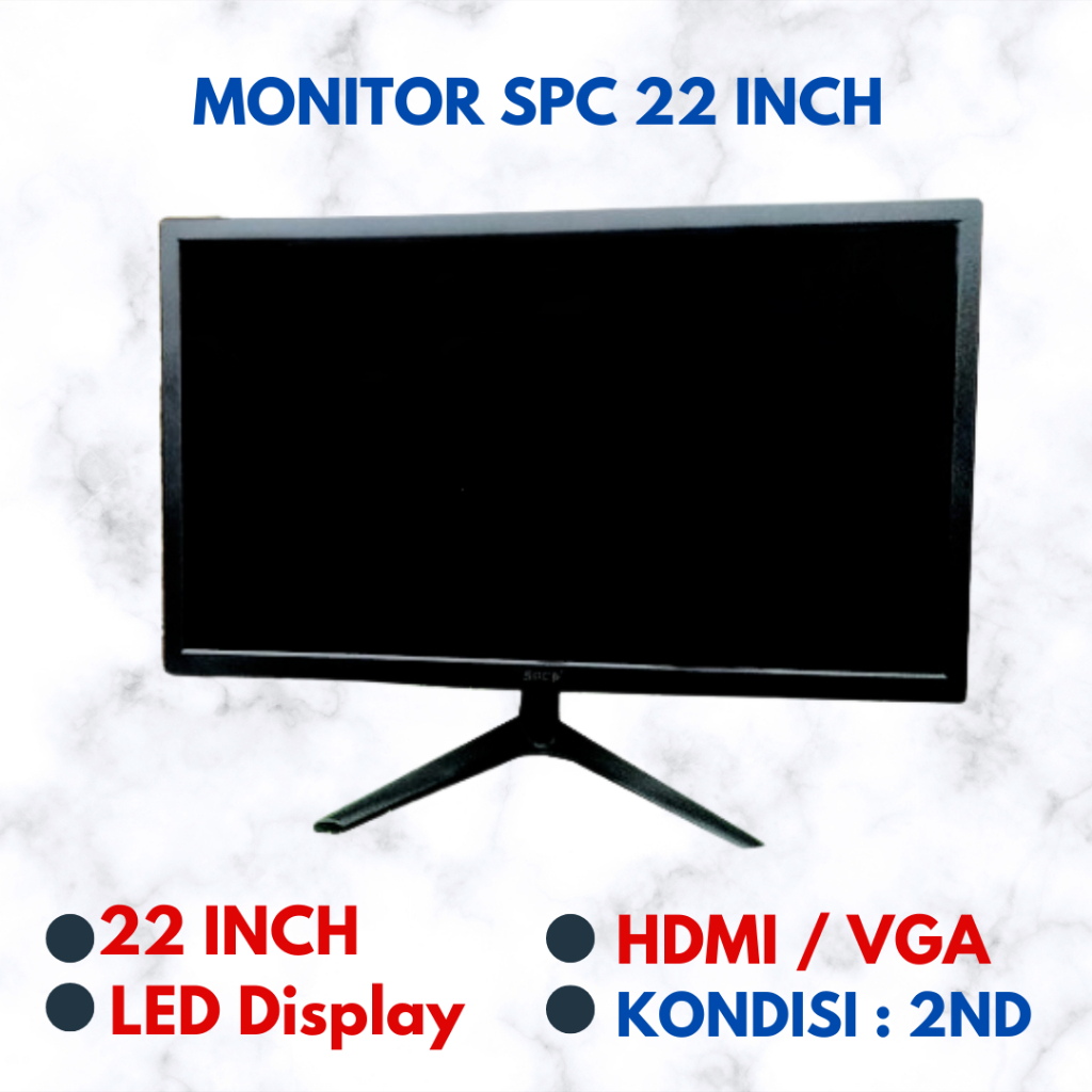 Monitor Led Spc 22&quot;INCH Fhd Hdmi Full Hd