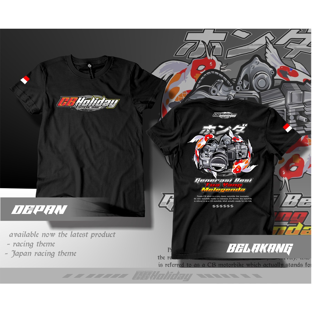 KAOS CB HOLIDAY KAOS NYEBE HOLIDE BIG SIZE KAOS RACING M L XL XXL XXXL 4XL 5XL 6XL KAOS OVERSIZE KAO