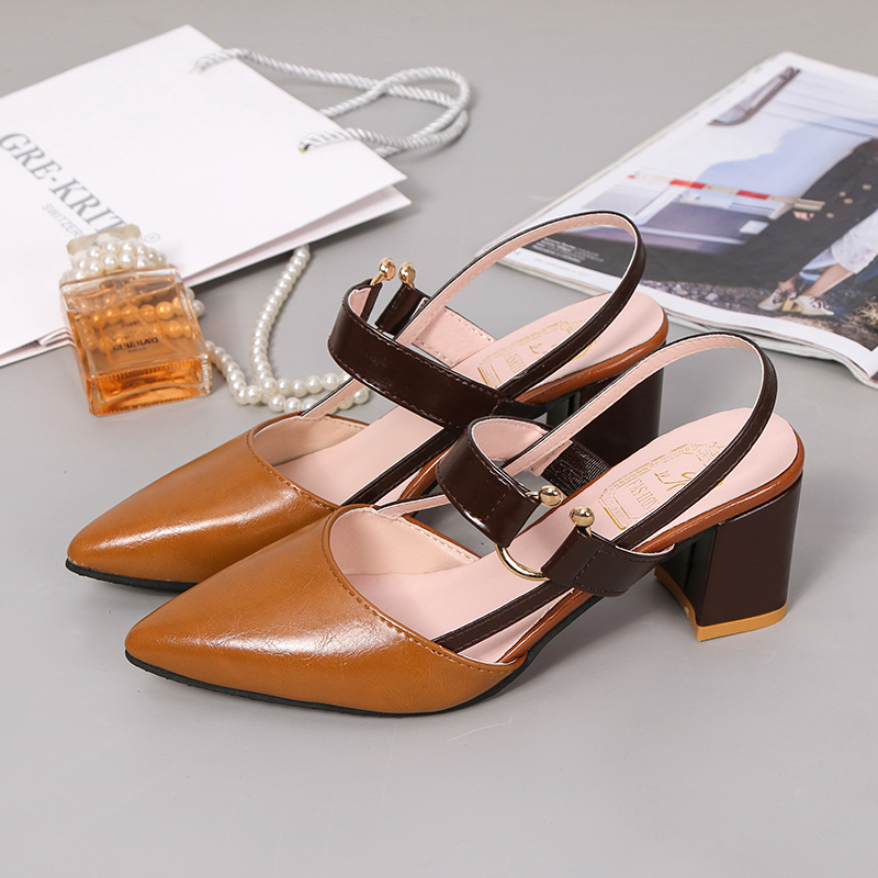 Korean Slingback Strap Office / Sepatu Kerja Wanita 5406 (36 - 40)