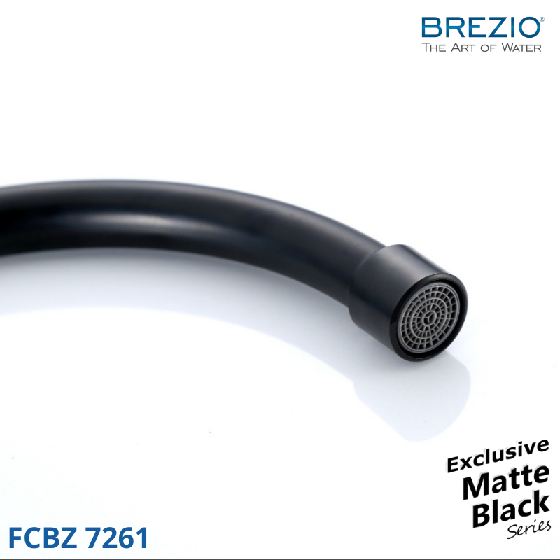 BREZIO FCBZ 7261 KERAN AIR DAPUR WASTAFEL CUCI PIRING KRAN ANGSA BLACK