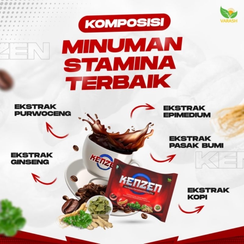 

KOPI HERBAL MINUMAN STAMINA KESEHATAN / KENZ*N KOPI VARA*H