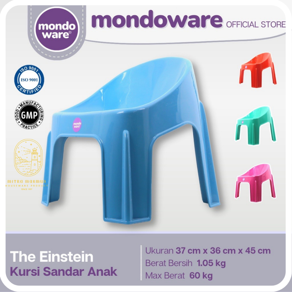 SALE!! MONDOWARE KURSI SENDER BELAJAR ANAK THE EINSTEIN KURSI PLASTIK SANDAR ANAK C28