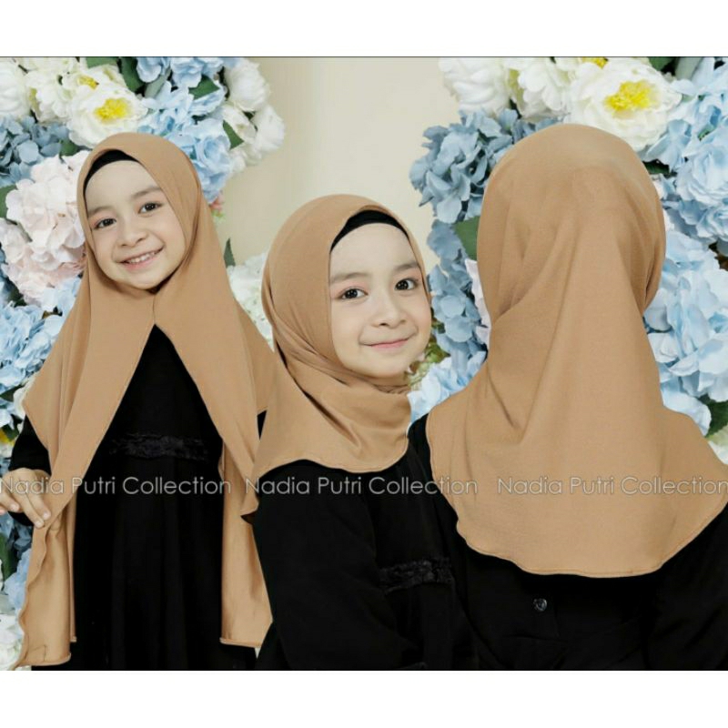 PASHMINA INSTAN DAN PASHMINA PLISKET ANAK EST 5-10 TAHUN