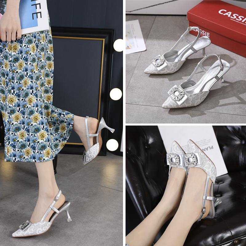 GSW SEPATU SANDAL HEELS 7CM PESTA WANITA IMPORT ( 014 ) Sepatu heels Pesta wanita Sandal Pesta Wanita import heels Pesta wanita import original Cassie