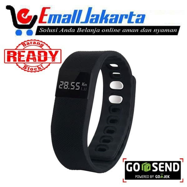 Smart Bracelet Gelang Jam Tangan Olahraga Tanpa Baterai