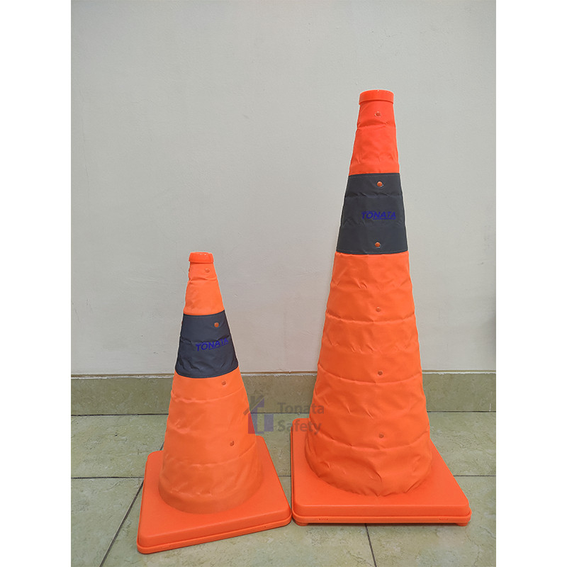 Foldable Traffic Cone Emergency 45 cm / Kerucut Lalu Lintas Lipat