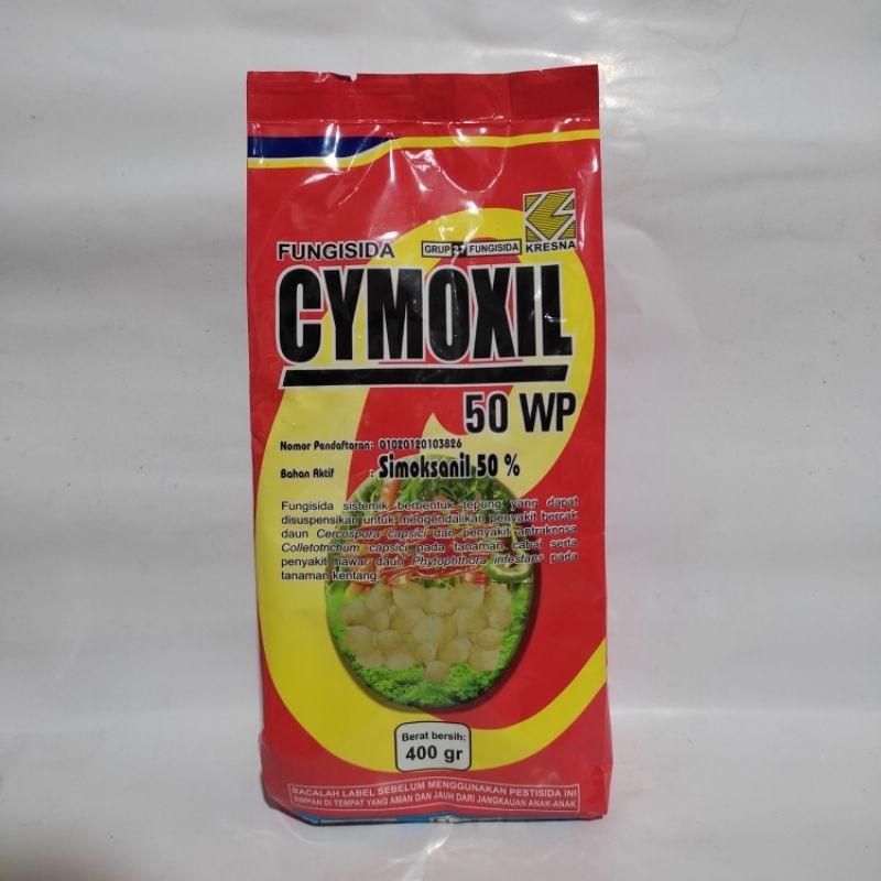 Fungisida CYMOXIL 50 WP Kemasan 400 gram