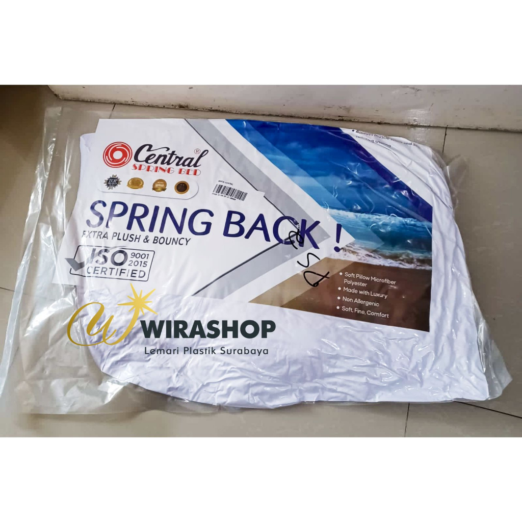 Bantal Kepala / Guling Central Springbed  Microfiber Springbed Pillow Putih