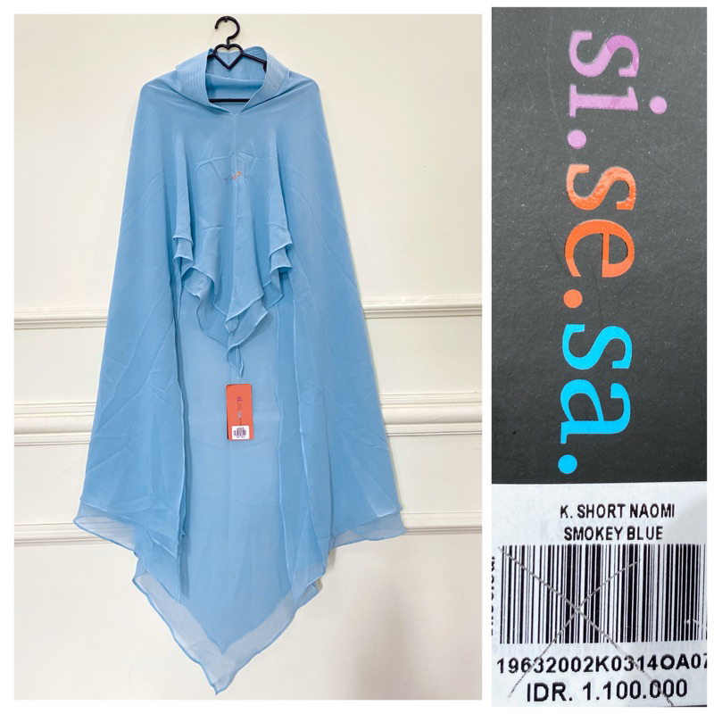 khimar sisesa new blue
