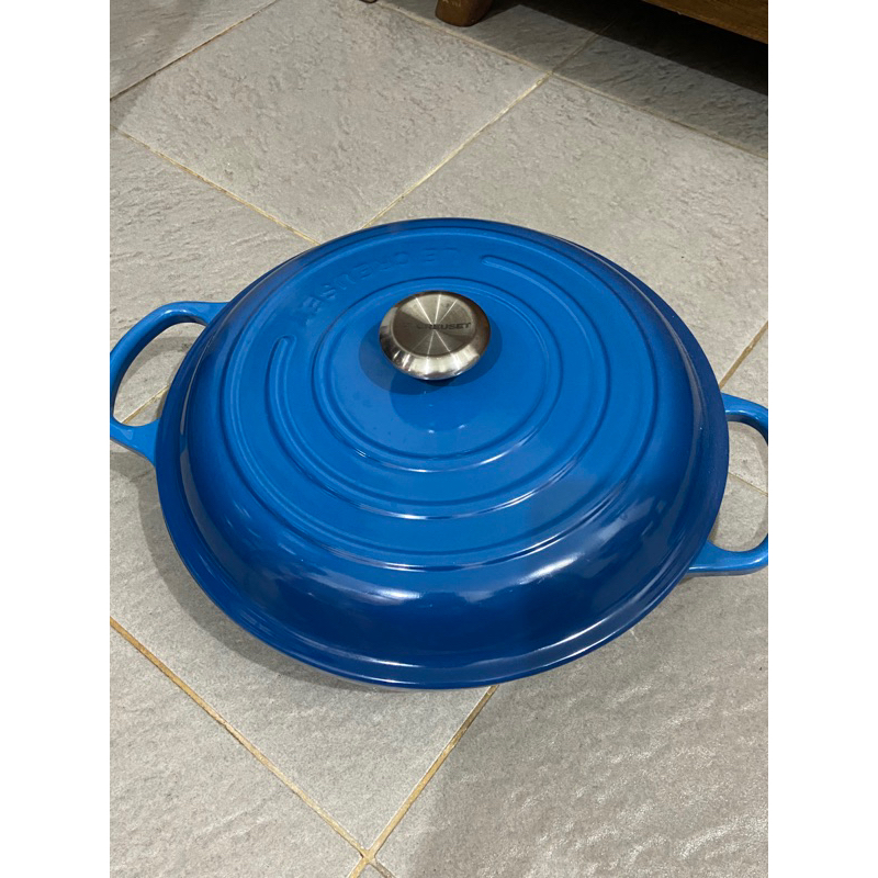 Preloved Le Creuset Braiser Marseille Blue