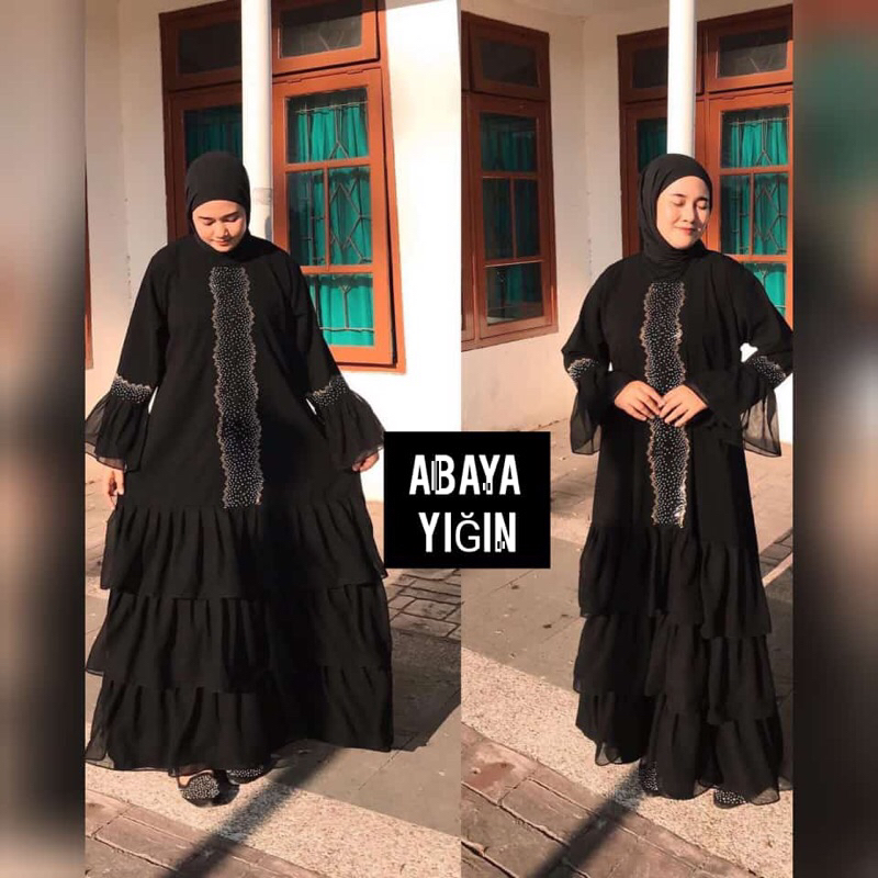 GAMIS SYAR’I ABAYA DUBAI HUMAIRO ELEGAN BANGET CANTIK MURAH COD