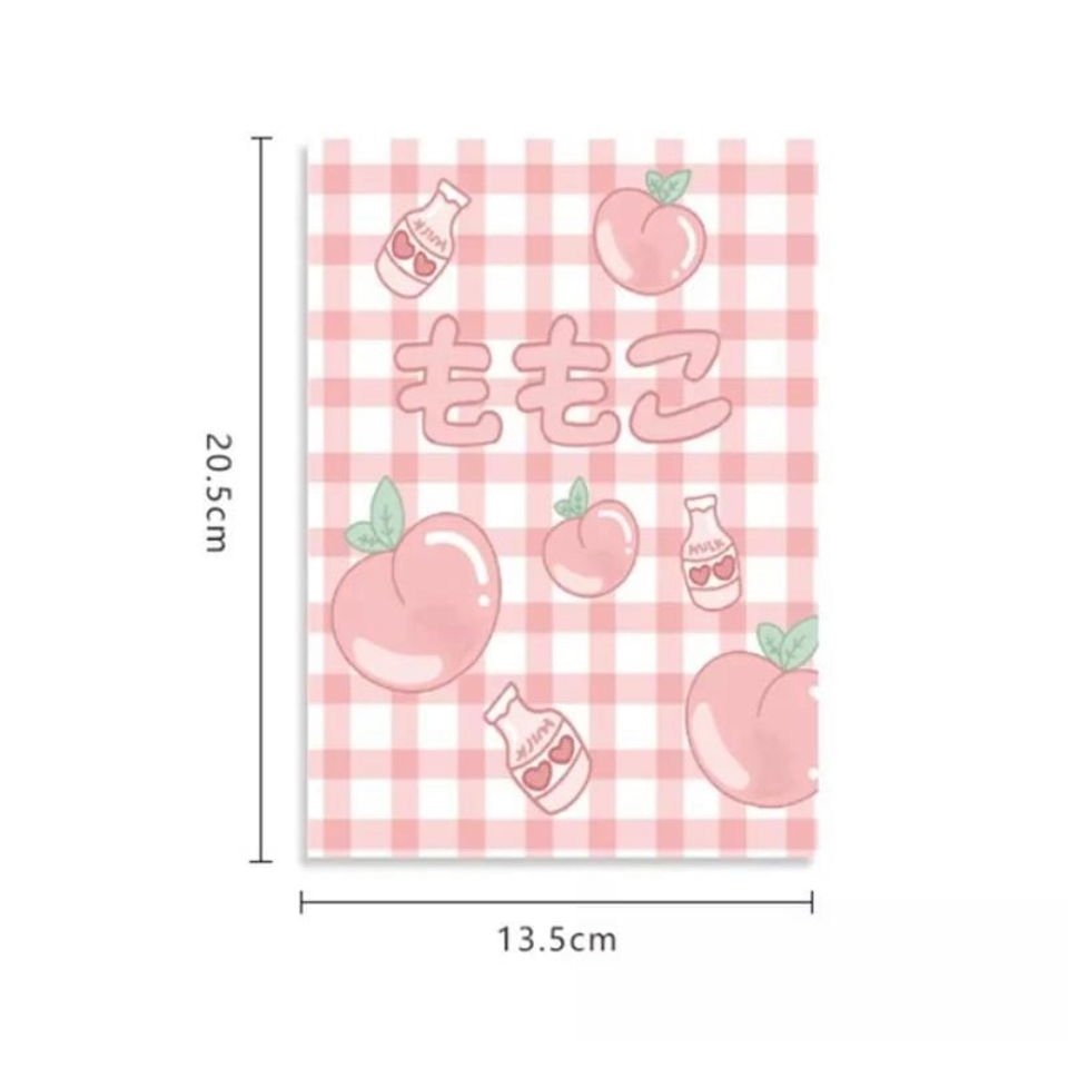 SS Notebook Buku Catatan A5 Non Ring Motif Kartun Lucu Buku Tulis Karakter Lucu Isi 60 Lembar