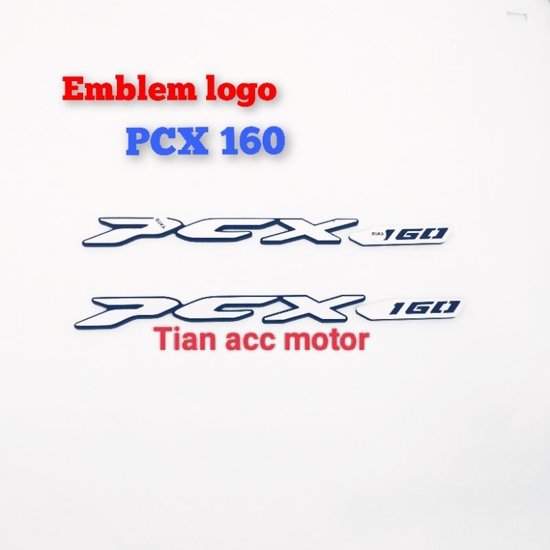 emblem logo PCX 160 emblem timbul PCX 160