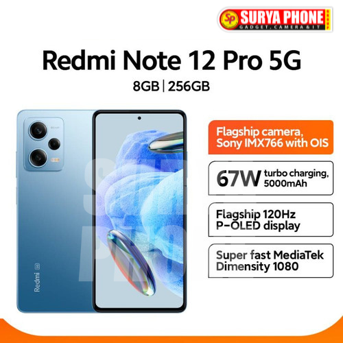 XIAOMI REDMI NOTE 12 PRO 5G RAM 8GB ROM 256GB