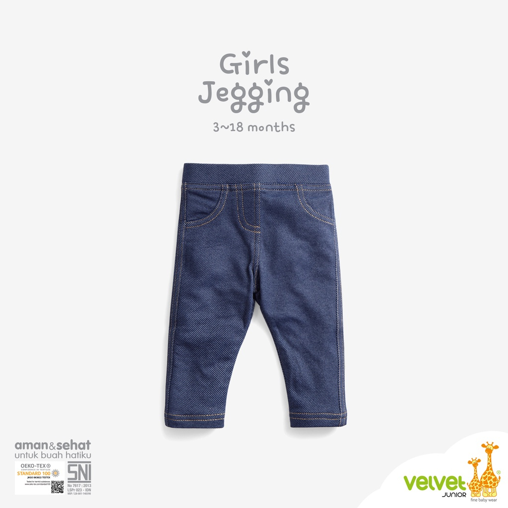 Velvet Junior Jegging Bayi dan Anak Warna Isi Per 2pcs - WARNA RANDOM