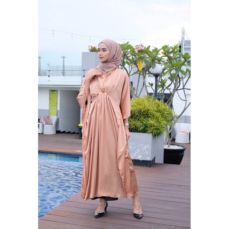 kaftan lebaran bahan silk prmium murah berkwaliatas