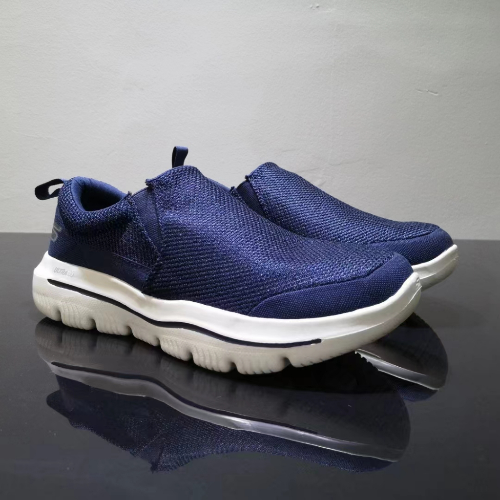 SKECHERS Sepatu  Pria Archfit ballin  kasual sepatu casual sepatu pria hitam  slip on cowok