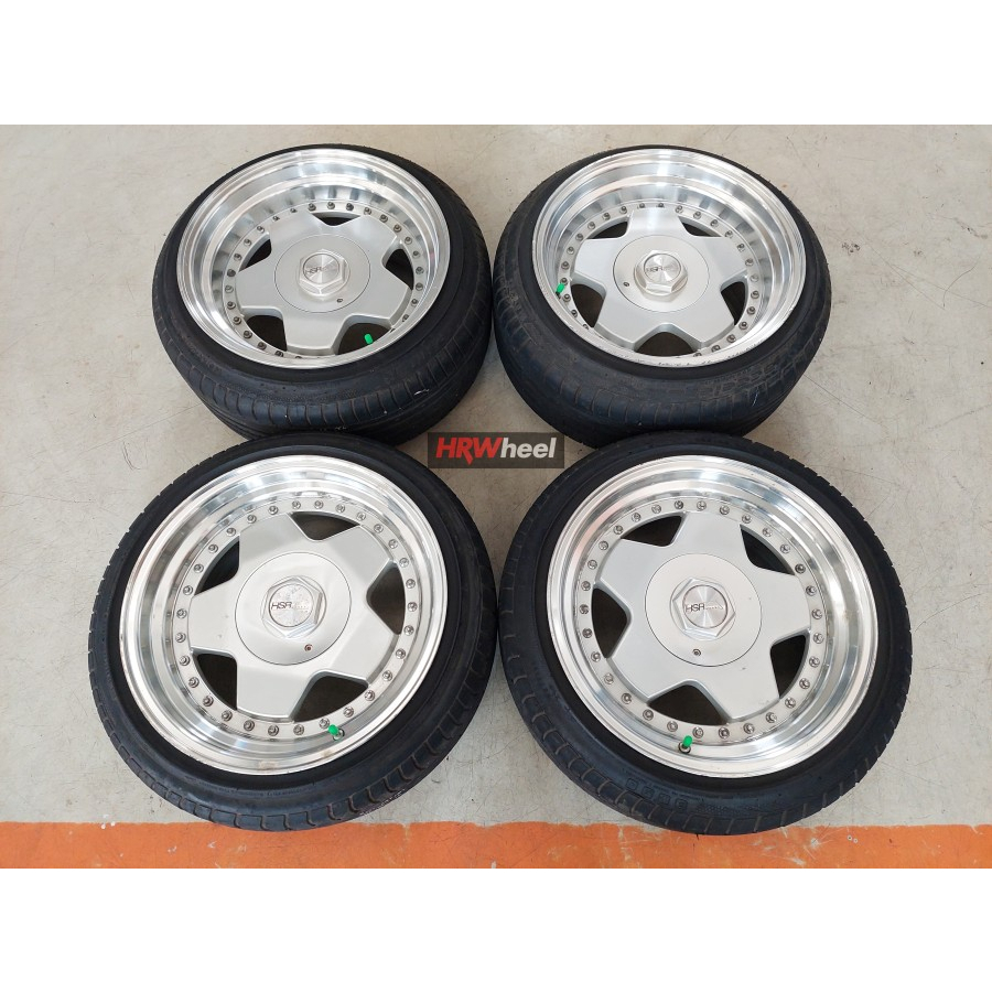 Velg Mobil Seken Ring 16 AACHEN HSR R16 Lebar 8-9 Baut 4 ET 25-30 BAN 195 45 R16