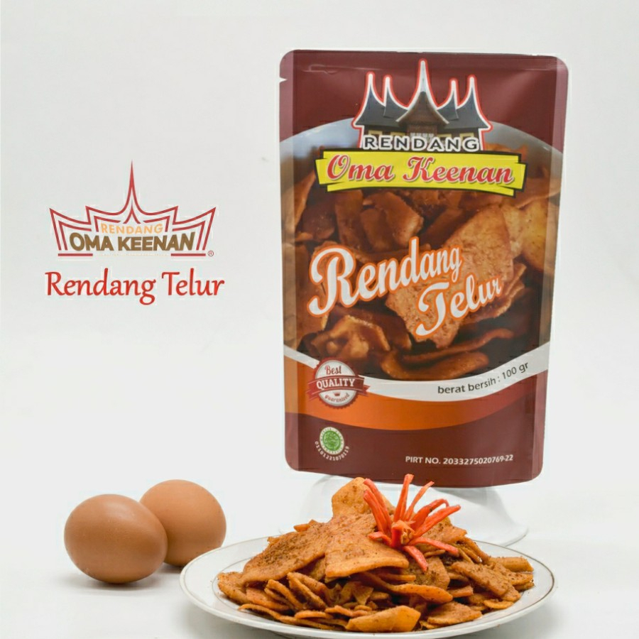 

Rendang Telur Oma Keenan 200 g. Enak & Bergizi - Bisa Lauk /Cemilan