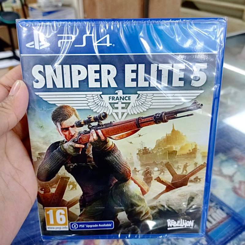 Sniper Elite 5 Ps4 Game Original sony Playstation Sniperelite Game perang France Perancis Prancis ps
