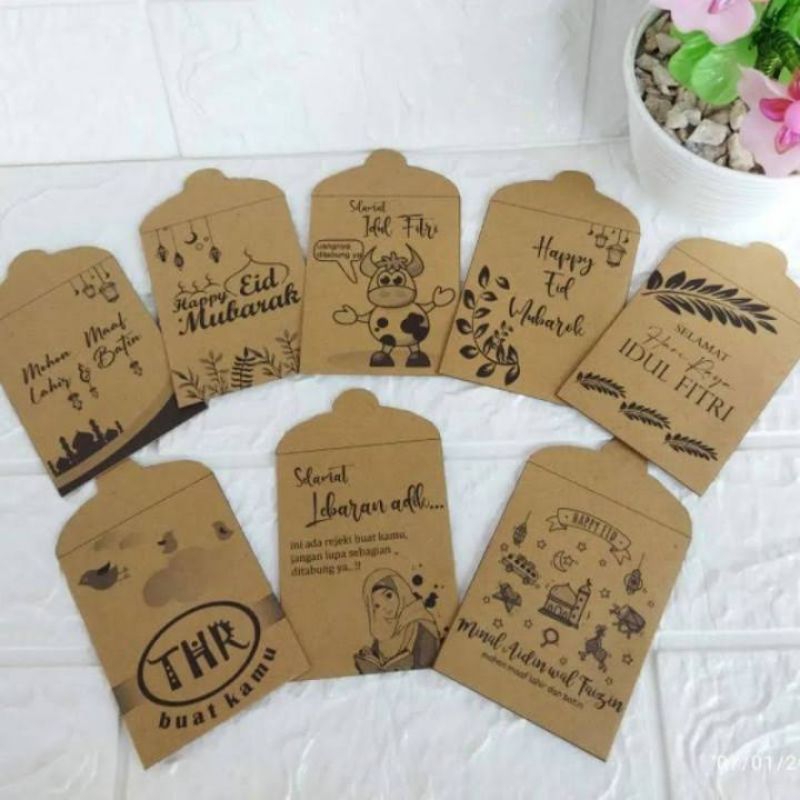 

Amplop custom coklat unik bahan Kraft Brown Murah Harga Grosir