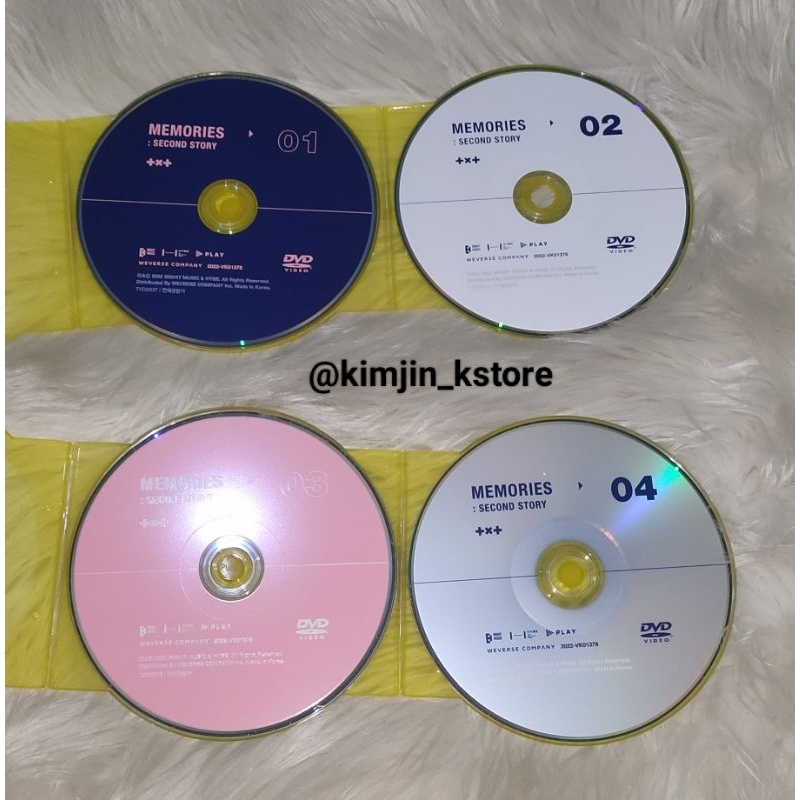 READY STOCK TXT MEMORIES : SECOND STORY DVD ONLY