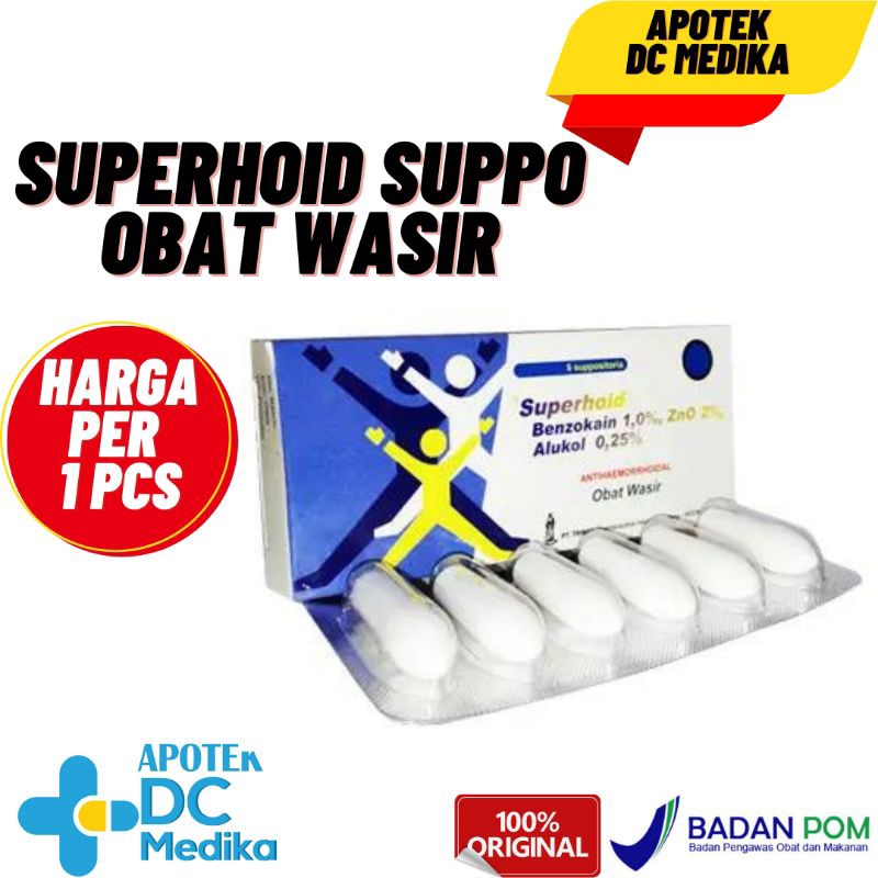 SUPERHOID / 1'S / SUPPOSITORIA / WASIR / AMBEYEN / HEMOROID