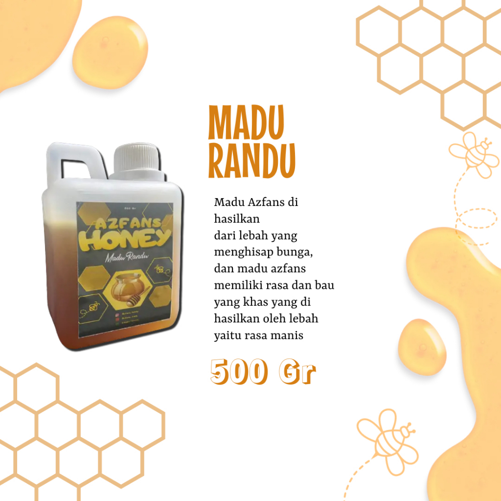 

MADU RANDU MURNI ASLI AZFANS SELLER TERMURAH 500 Gr