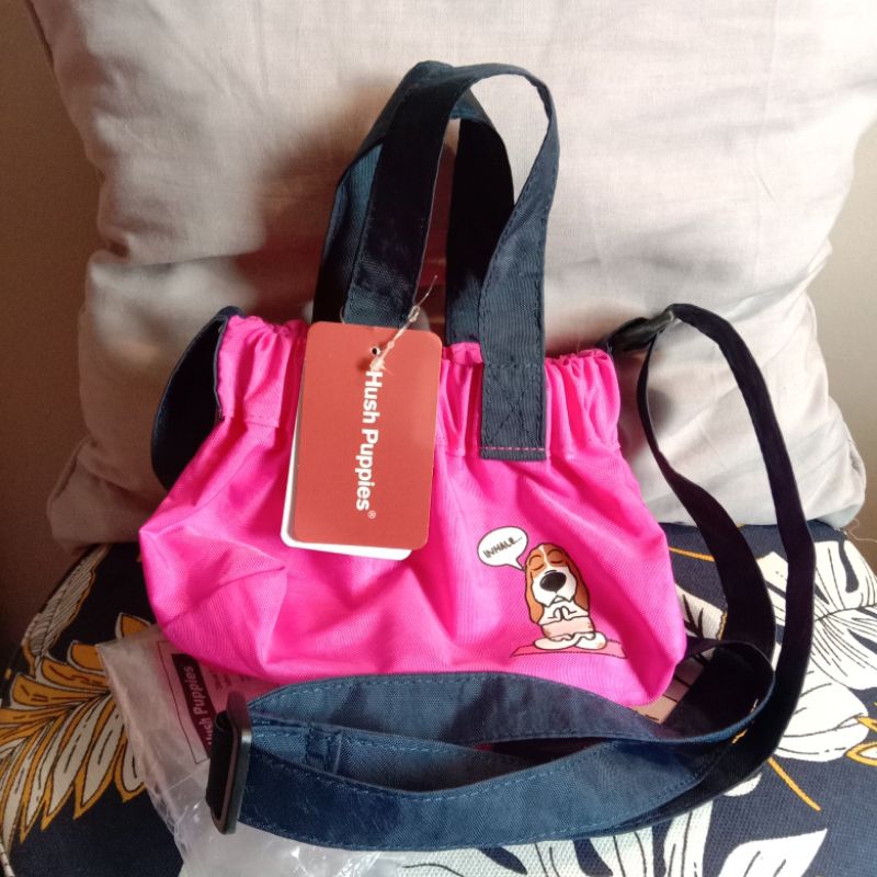 Tas Hush Puppies Dumpling Bag Pink