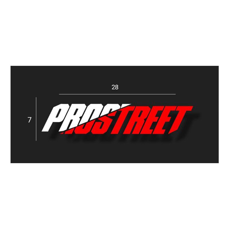 stiker cutting PROSTRET rangka deltabox Vixion old/NVL/nva/Vixion R