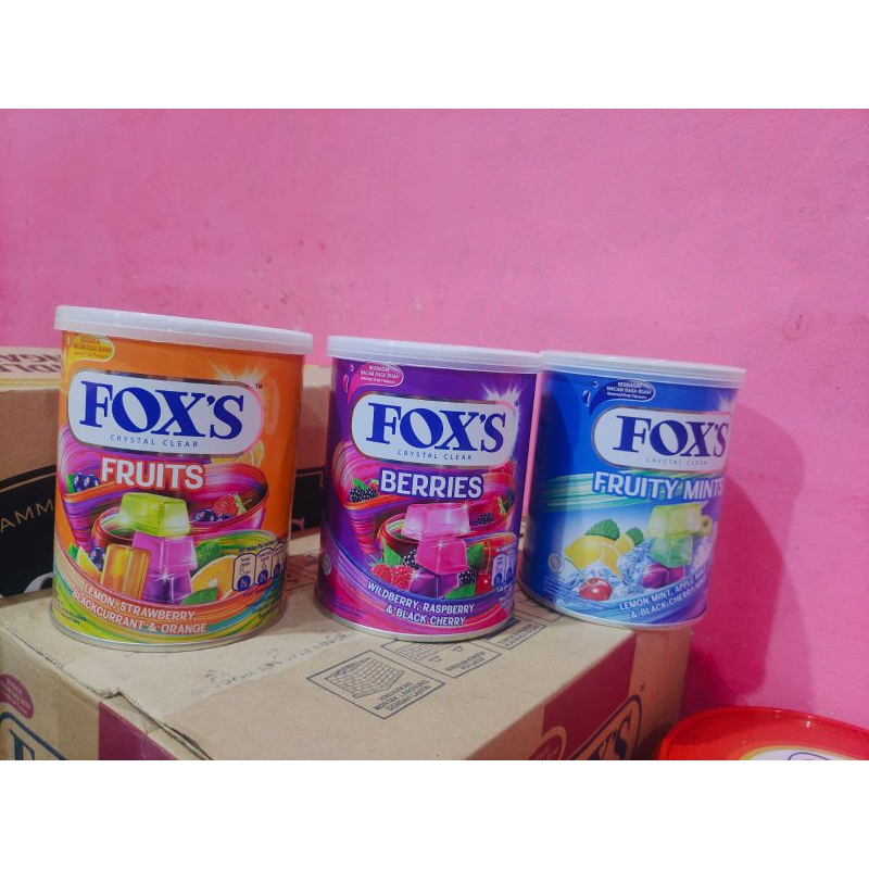 

permen fox foxs fox's kaleng rasa fruits berries fruit mint