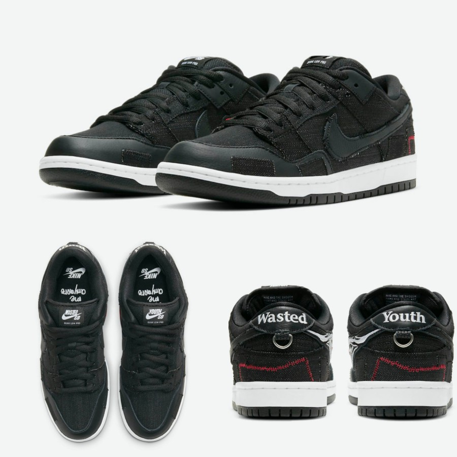 NIKE SB DUNK LOW WASTED YOUTH VERDY DD8386-001