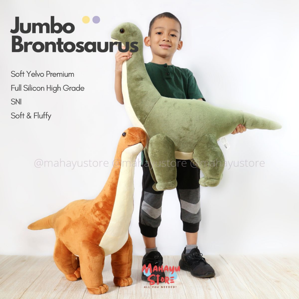Boneka Dinosaurus Brontosaurus Jumbo