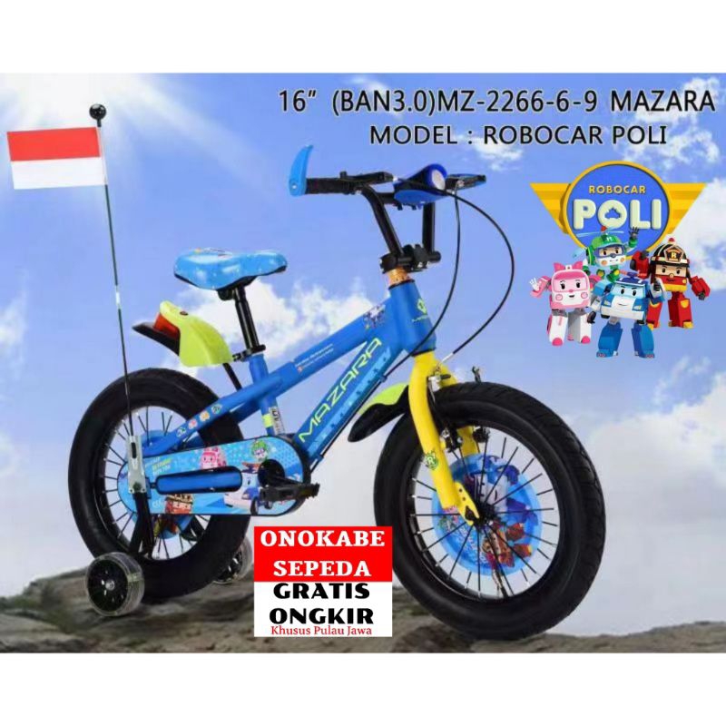 BMX 16 MAZARA MZ-2266 BAN 3.0 BENDERA