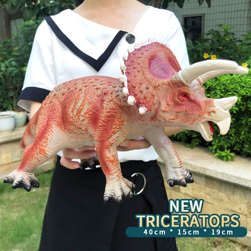 Dinosaur Toys for Kids and Toddlers Velociraptor T-Rex Triceratops Large Soft Dinosaur Toys for Dinosaur Lovers Birthday Gifts