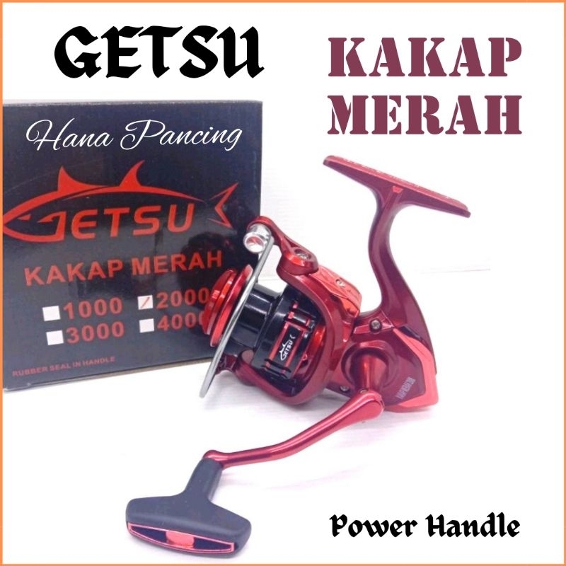 reel power handle getsu kakap merah