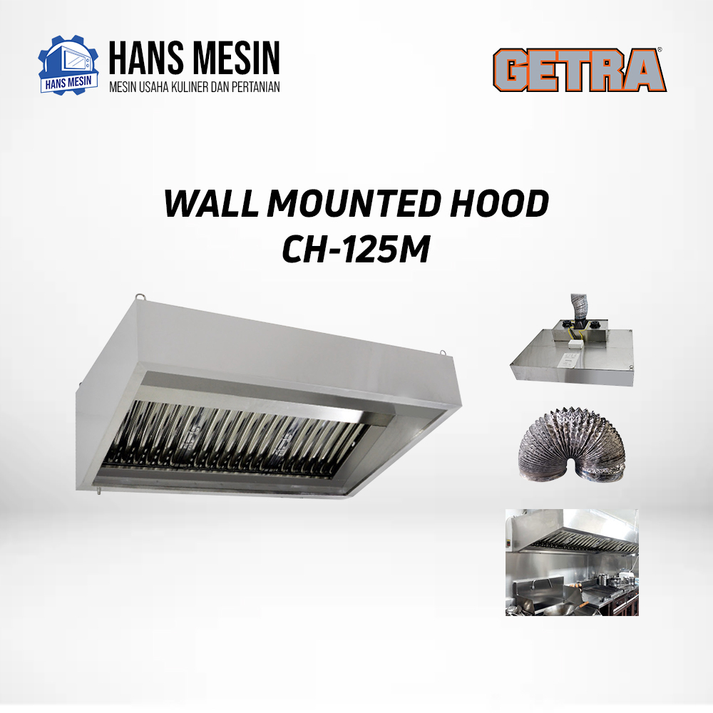 WALL MOUNTED HOOD CH-125M GETRA