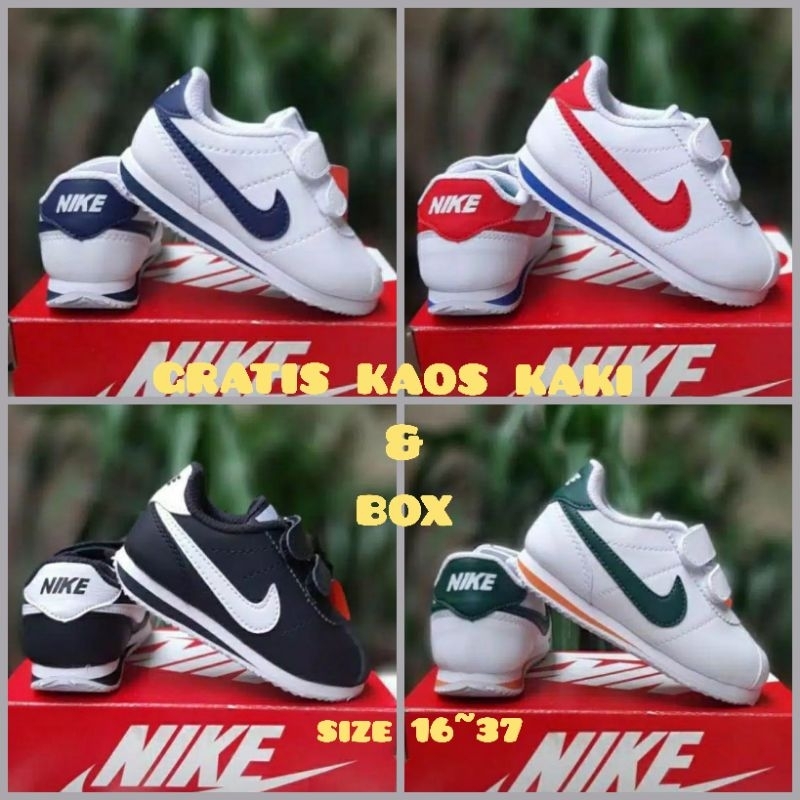 KUALITAS IMPORT&gt;&gt; SEPATU ANAK NIKE CORTEZ NIKE CORTES SEPATU ANAK LAKI LAKI DAN SEPATU ANAK PEREMUAN GRADE ORIGINAL